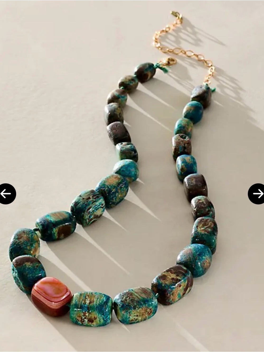 NWOT retail$78 #freepeople chunky stone statement necklace